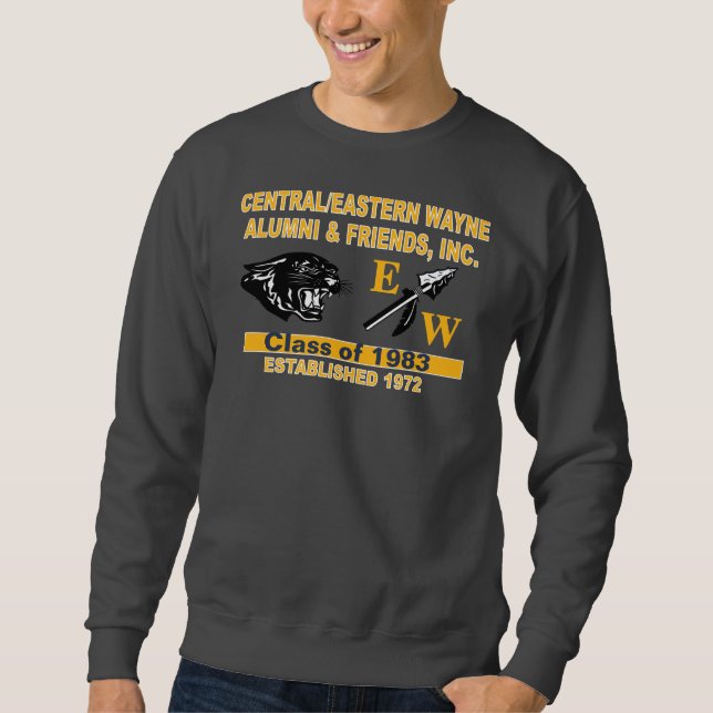 Panther and EW Dark Gray Sweatshirt (Vorderseite)