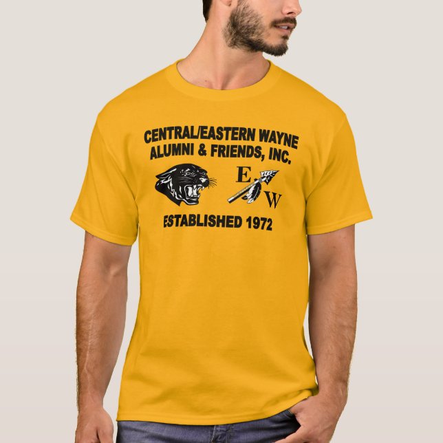 Panther and Trending EW Gold T-Shirt (Vorderseite)