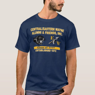 Panther and Trending EW Navy Blue T - Shirt