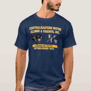 Panther and Trending EW Navy Blue T - Shirt