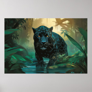 Panther Animal Wildlife Wilderness Kunst und Kultu Poster