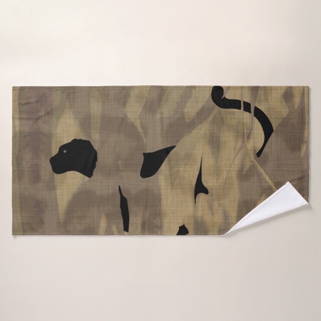 Panther Bath Handtuch Badehandtuch (Badehandtuch)