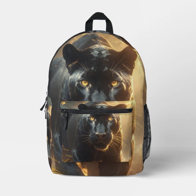 Panther Bedruckter Rucksack (Vorderseite)