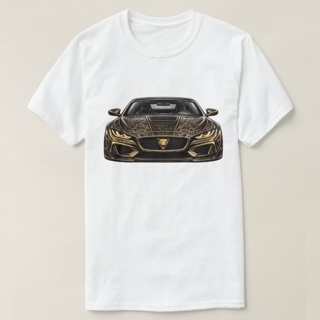 Panther Black Performance Coupe—BV-JPB Frontansich T-Shirt (Design vorne)