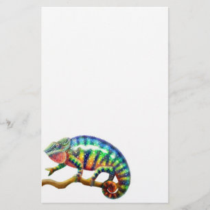 Panther-Chamäleon-Briefpapier Briefpapier