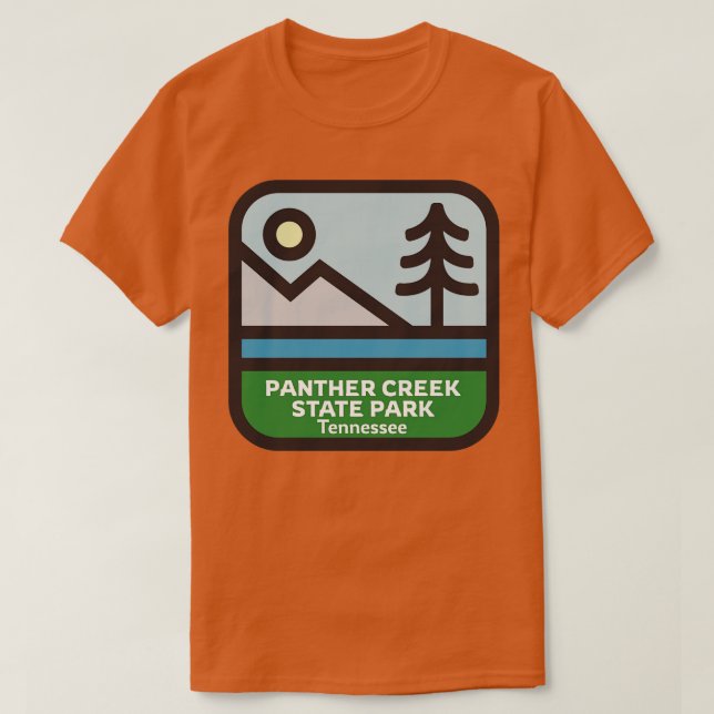Panther Creek Staat Park Tennessee T-Shirt (Design vorne)