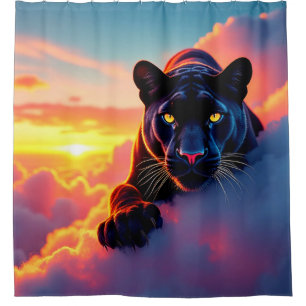 Panther Duschvorhang
