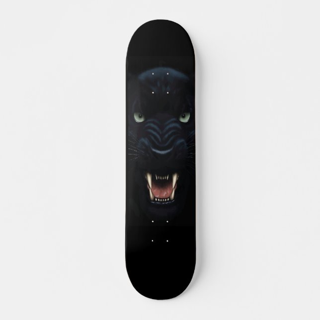 Panther Face Skateboard (Vorne)