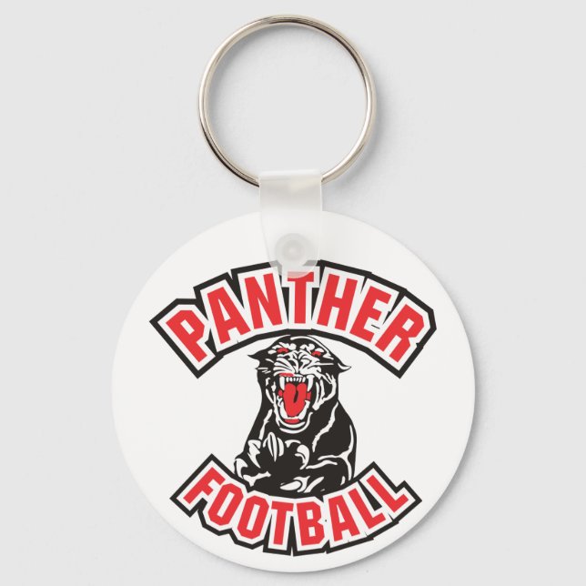 PANTHER FOOTBALL rot Schlüsselanhänger (Vorderseite)