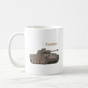 Panther German WW2 Battle Tank Kaffeetasse