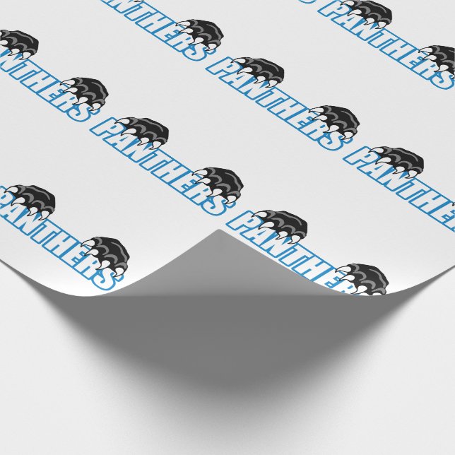 Panther Geschenkpapier (Ecke)