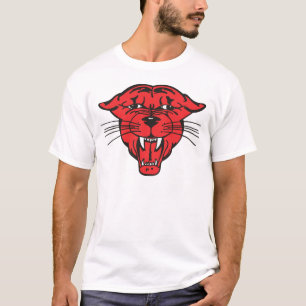 PANTHER-GESICHT, Rot 01 T-Shirt