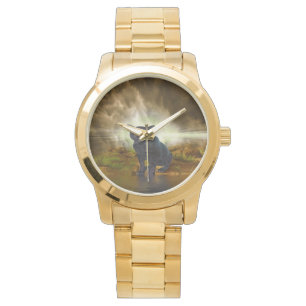 Panther gold, gedeckte Unisex, Uhr zum Verkauf !