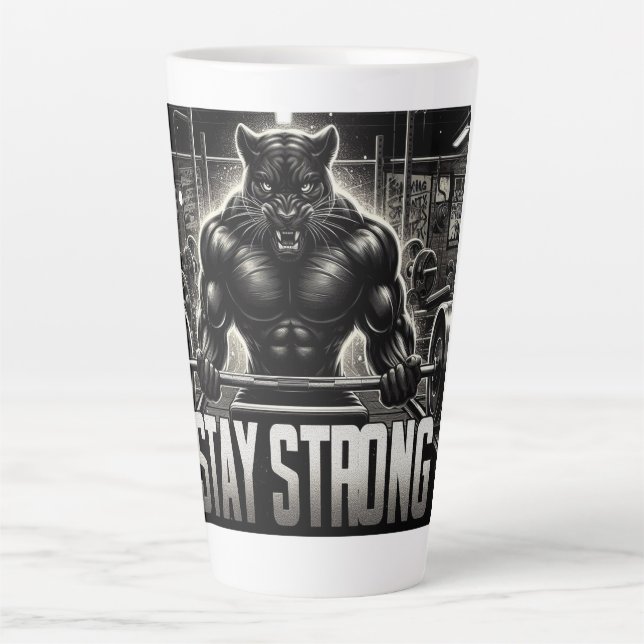 Panther Gym Milchtasse (Vorderseite)