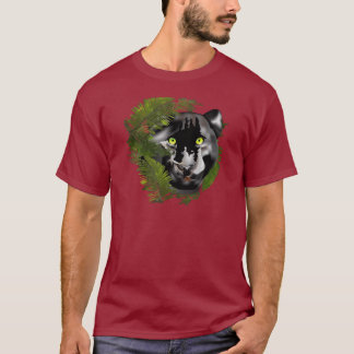 Panther im Laub T-Shirt