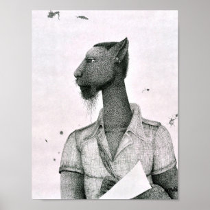 Panther-Künstler Poster