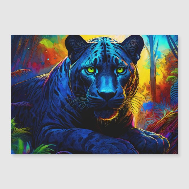 Panther Magnetic Card Magnetkarte (Vorderseite)