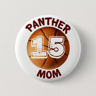 Panther-Mama-Basketball-Knopf Button