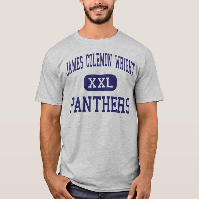 Panther-Mitte Madison James Colemon Wright T-Shirt (Vorderseite)