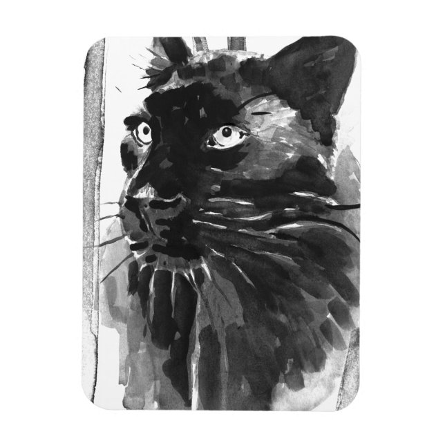 Panther Portrait Magnet (Vertikal)