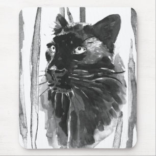 Panther Portrait Mousepad