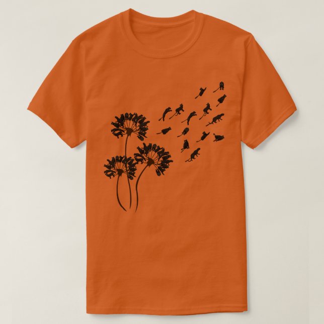 Panther Shirt Dandelion Panther Lover (Design vorne)