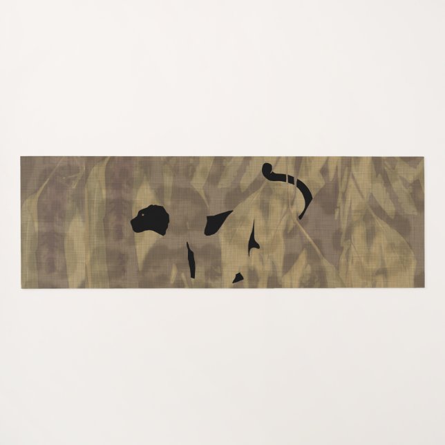 Panther Yoga Mat Yogamatte (Rückseite (Horizontal))