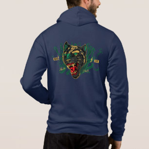 Panthere stay wild tattoo old school panther hoodie