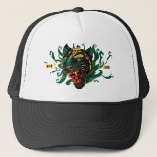 Panthere stay wild tattoo old school style truckerkappe