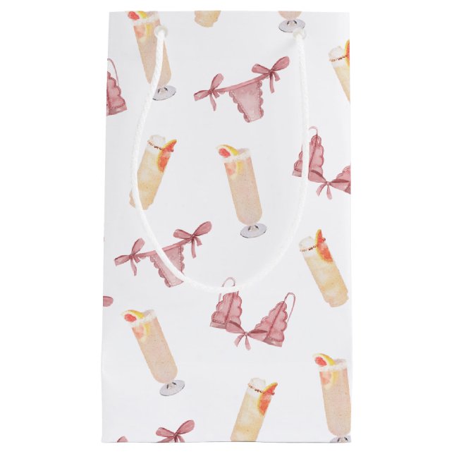Panties & Palomas Brautparty Bachelorette Kleine Geschenktüte (Vorderseite)