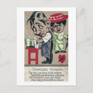 Pantoffelheld Postkarte