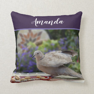 Pantoletten Blumen Bird Dove Kissen