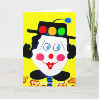 Pantomime Dame Card Karte