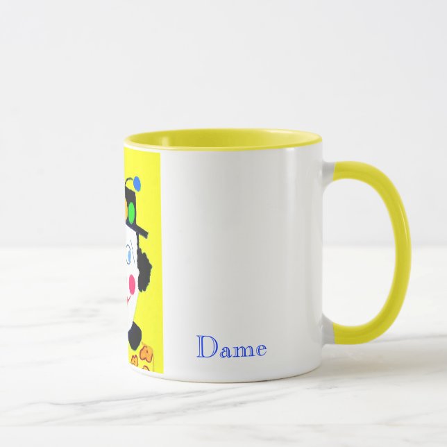 Pantomime-Freifrau Mug Tasse (Rechts)