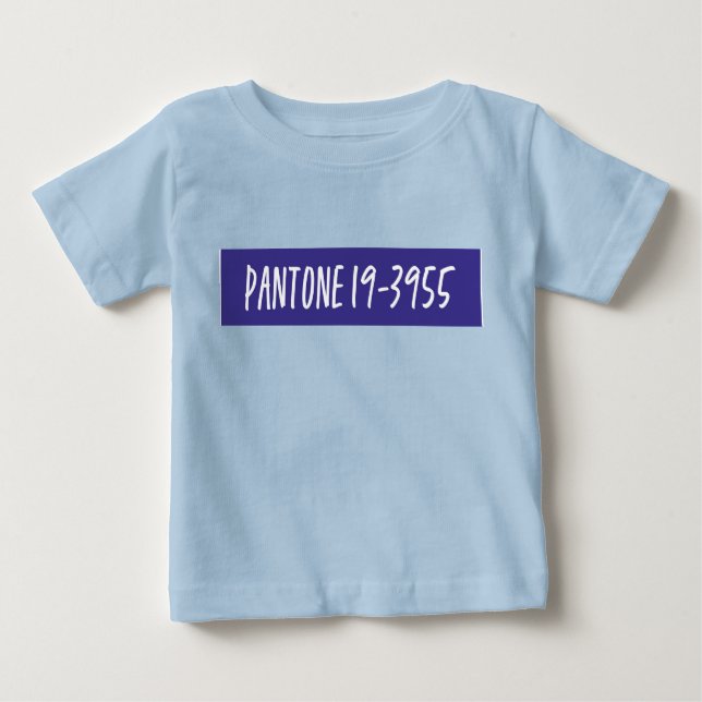 Pantone 19-3955 baby t-shirt (Vorderseite)