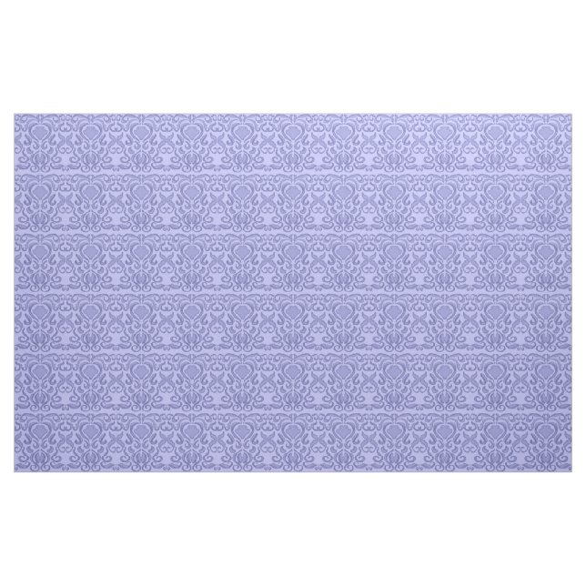 Pantone 2022 Ver Peri Periwinkle Damask Old World Stoff (Fat Quarter (45,7 x 55,9 cm))