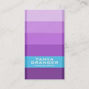 Pantone Muster-Steigung - lila Visitenkarte