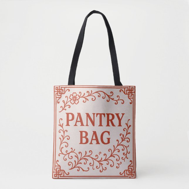 "PANTRY BAG" - CHINOISERIE-TASCHE (Vorderseite)
