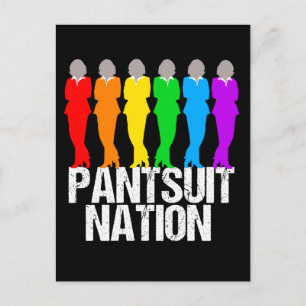 Pantsuit Nation Rainbow Women Postkarte