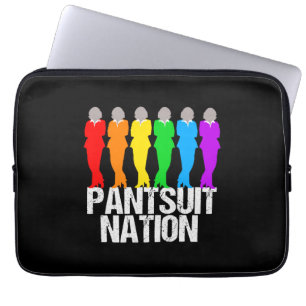 Pantsuit-Nations-Regenbogen-Frauen Laptopschutzhülle