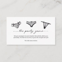 Panty Game Panels Bitte Karte einfügen