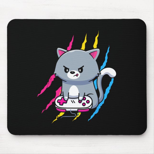 Panual Gaymer Geek Pride Lgbt Video Game Lover Gif Mousepad (Vorne)