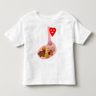 PANza llena, corazón contento Kleinkind T-shirt