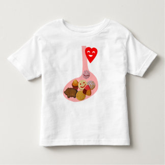 PANza llena, corazón contento Kleinkind T-shirt