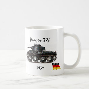 Panzer 38t - WW II Behälter Tasse