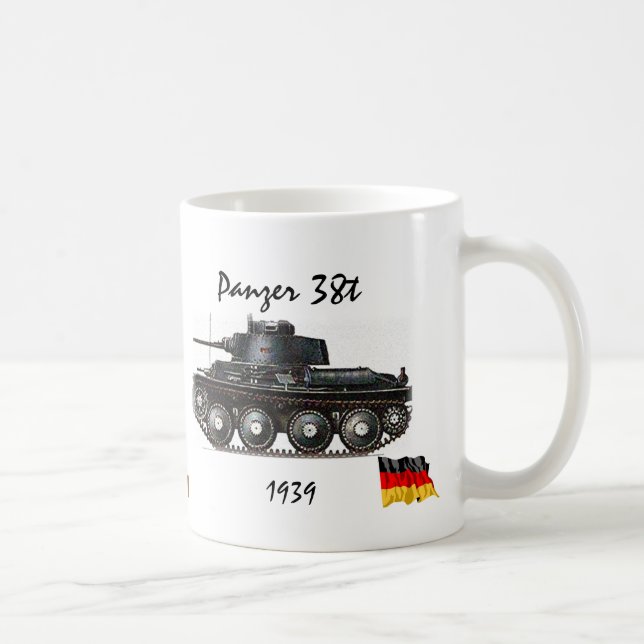 Panzer 38t - WW II Behälter Tasse (Rechts)