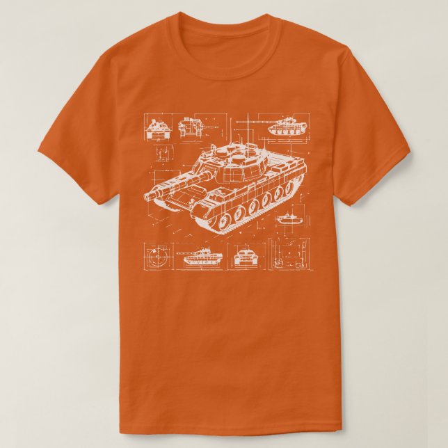 Panzer 3D-Design 1 T-Shirt (Design vorne)