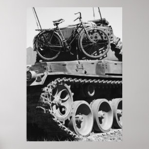 Panzer Fahrrad Poster