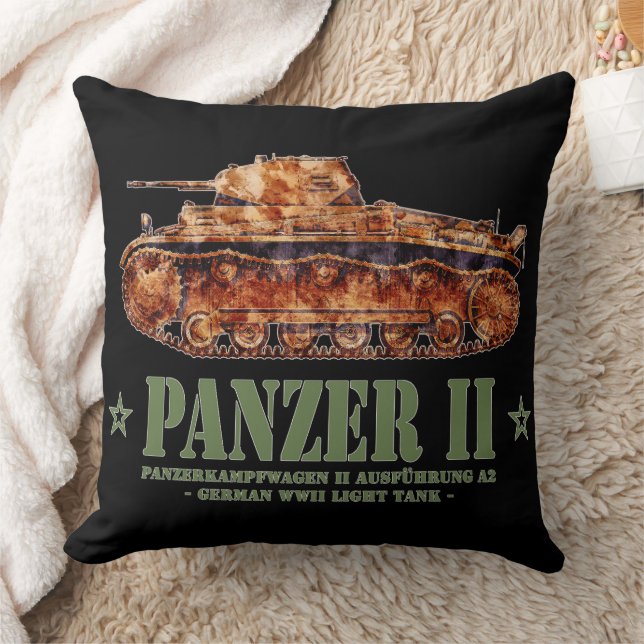 Panzer II A2 Weltkrieg Zweiter deutscher Leuchttur Kissen (Decke)