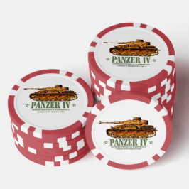Panzer IV D Zweiter Weltkrieg Mittelalter Zweiter  Pokerchips
